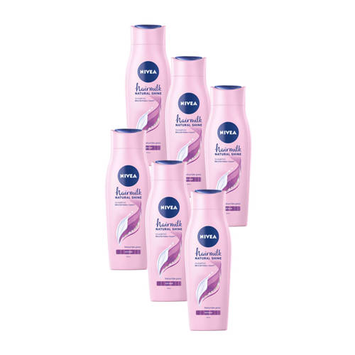 Nivea Hairmilk Shampoo Multiverpakking 6 X 250 Ml nivea kopen in de aanbieding