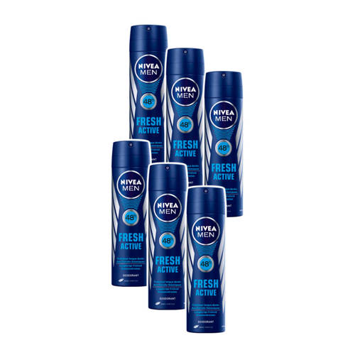 Nivea Fresh Active Deodorant Spray Multiverpakking 6 X 150 Ml nivea kopen in de aanbieding Nivea Fresh Active Deodorant Spray Multiverpakking 6 X 150 Ml nivea kopen in de aanbieding