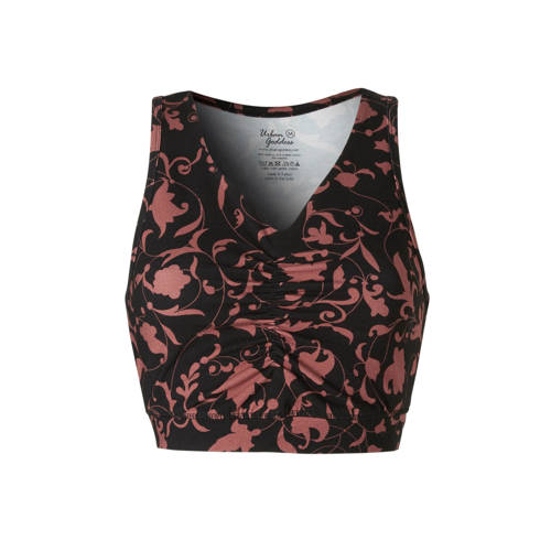 Urban Goddess Yogatop Zwartoudroze urban goddess kopen in de aanbieding