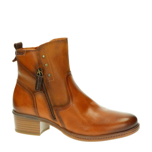 Pikolinos Leren Enkellaarzen Cognac pikolinos kopen in de aanbieding