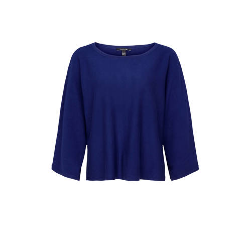 Comma Oversized Trui Blauw comma kopen in de aanbieding Comma Oversized Trui Blauw comma kopen in de aanbieding