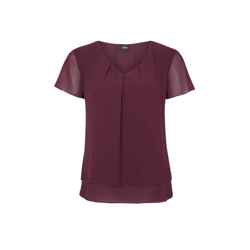 Soliver Black Label Top Donkerrood soliver black label kopen in de aanbieding Soliver Black Label Top Donkerrood soliver black label kopen in de aanbieding