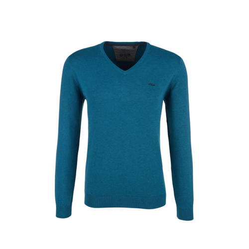 Soliver Trui Turquiose soliver kopen in de aanbieding Soliver Trui Turquiose soliver kopen in de aanbieding