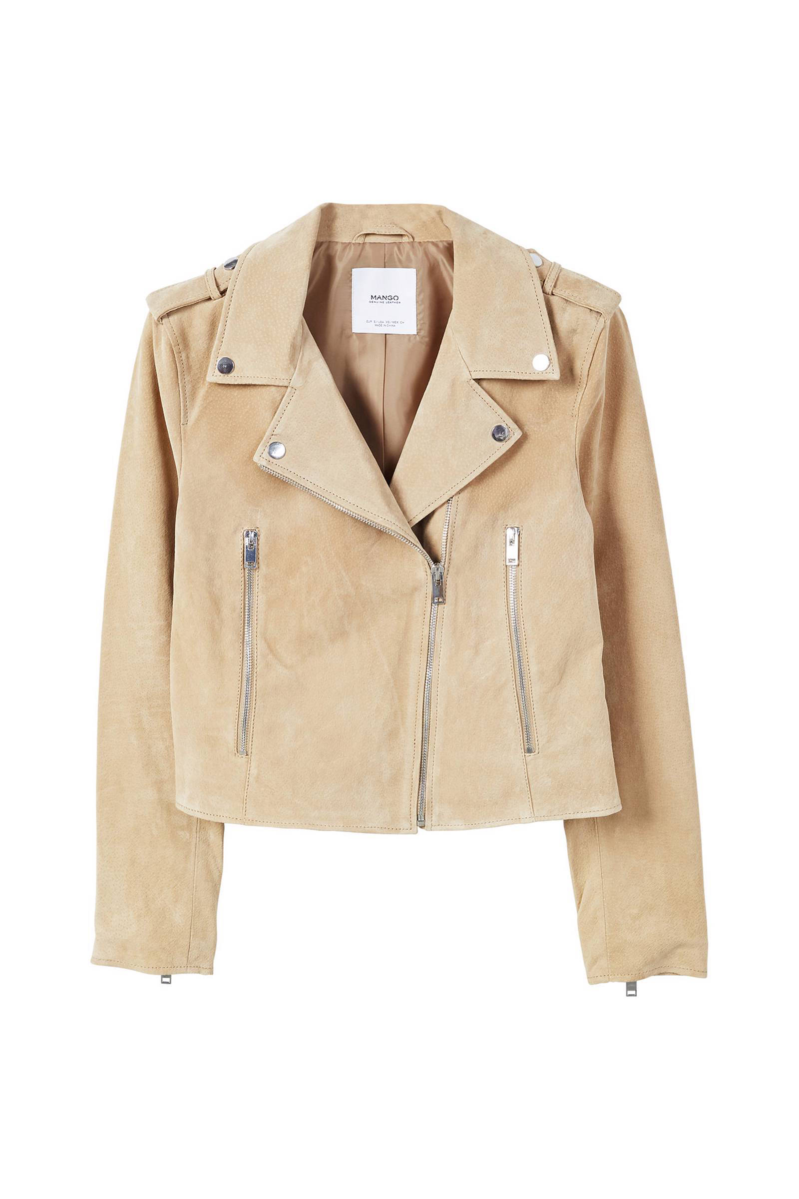 Mango suède bikerjack beige | wehkamp Mango suède jas | wehkamp
