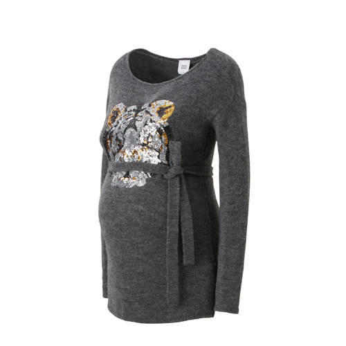 Mamalicious Mama Licious Trui Met Pailletten mamalicious kopen in de aanbieding