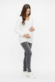 thumbnail: MAMALICIOUS low waist slim fit zwangerschapsjeans MLLOLA grijs