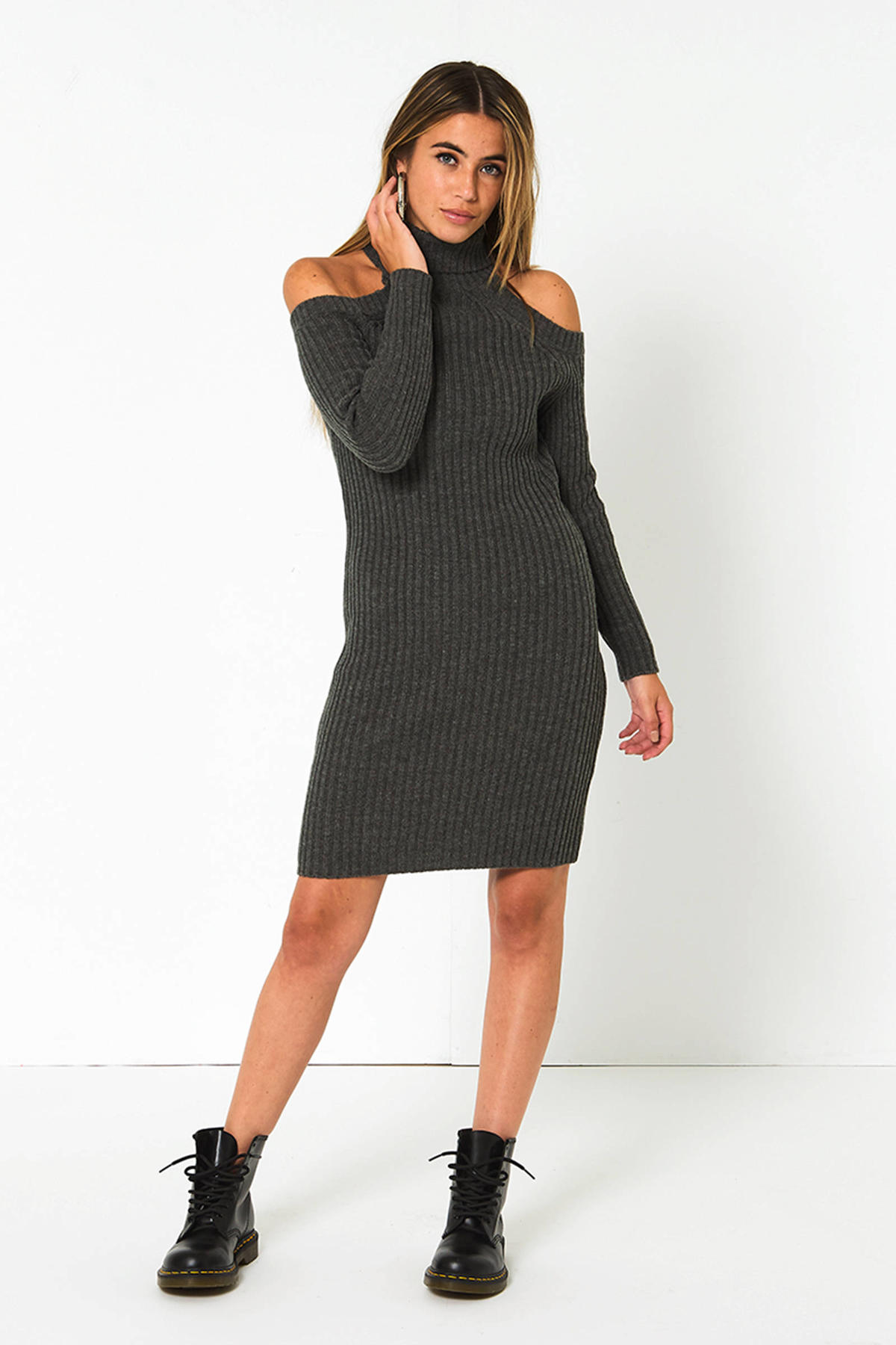 GORGLITTER Gebreid damesvest, elegant, kort, open voorkant, gebreide