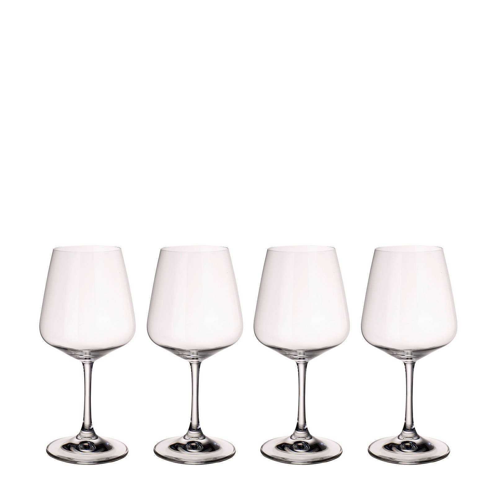 Luxe Ongeëvenaard Ongehoorzaamheid Villeroy & Boch Ovid Rode Wijnglazen 0, 59 L 4 st. - Glazen.shop