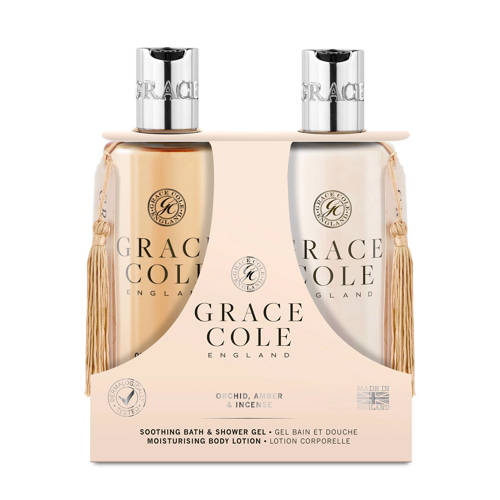 Grace Cole Signature Orchid Amber Incense 300Ml Geschenkset grace cole kopen in de aanbieding