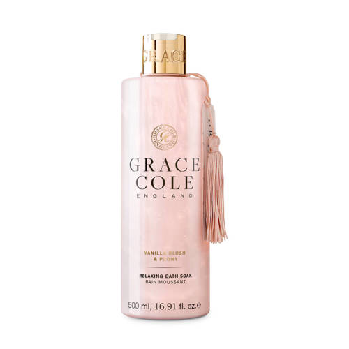 Grace Cole Signature Vanilla Blush Peony 500Ml Badschuim grace cole kopen in de aanbieding