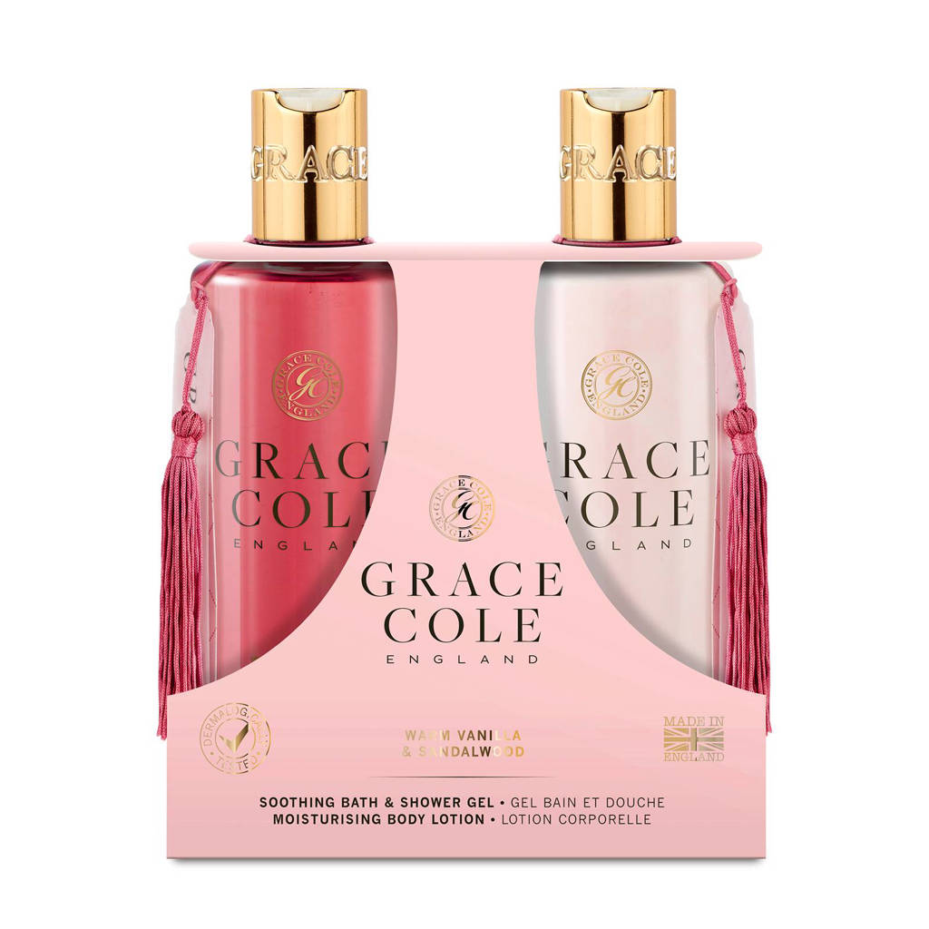Grace Cole Signature Warm Vanilla & Sandalwood 300ml geschenkset
