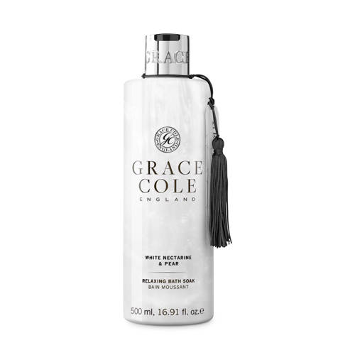 Grace Cole Signature White Nectarine And Pear 500Ml Badschuim grace cole kopen in de aanbieding