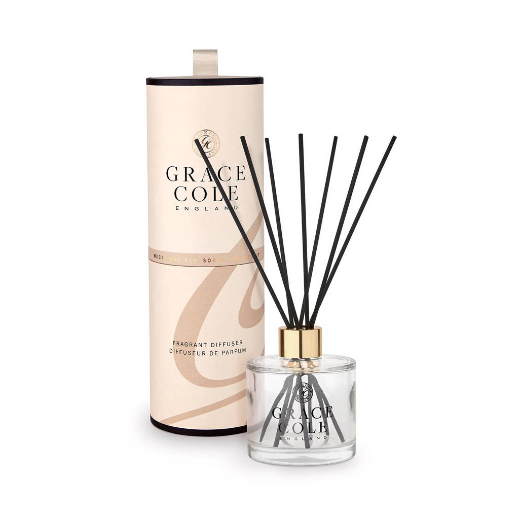 Grace Cole Signature Nectarine Blossom & Grapefruit 200ml geurstokjes
