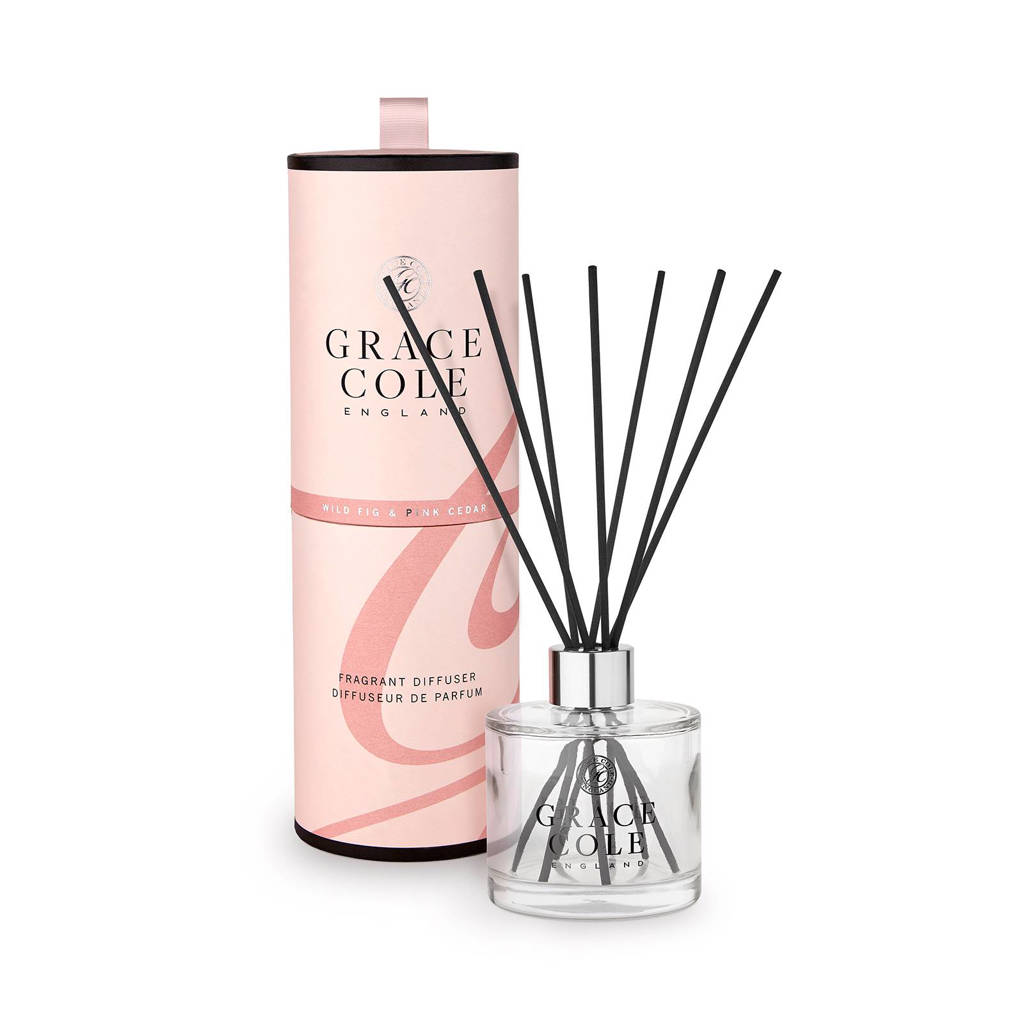 Grace Cole Signature Wild Fig and Pink Cedar 200ml geurstokjes