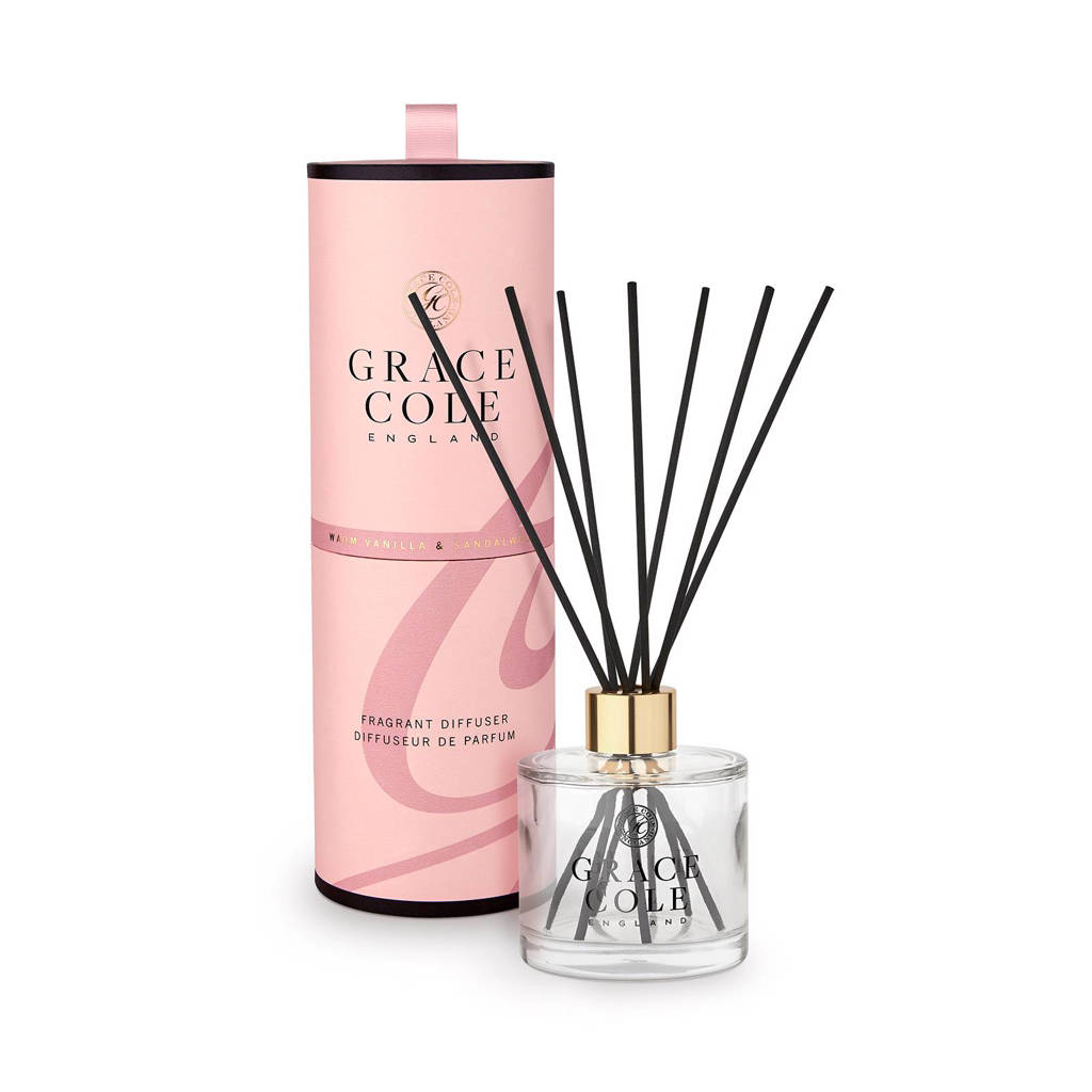 Grace Cole Signature Warm Vanilla & Sandalwood 200ml geurstokjes