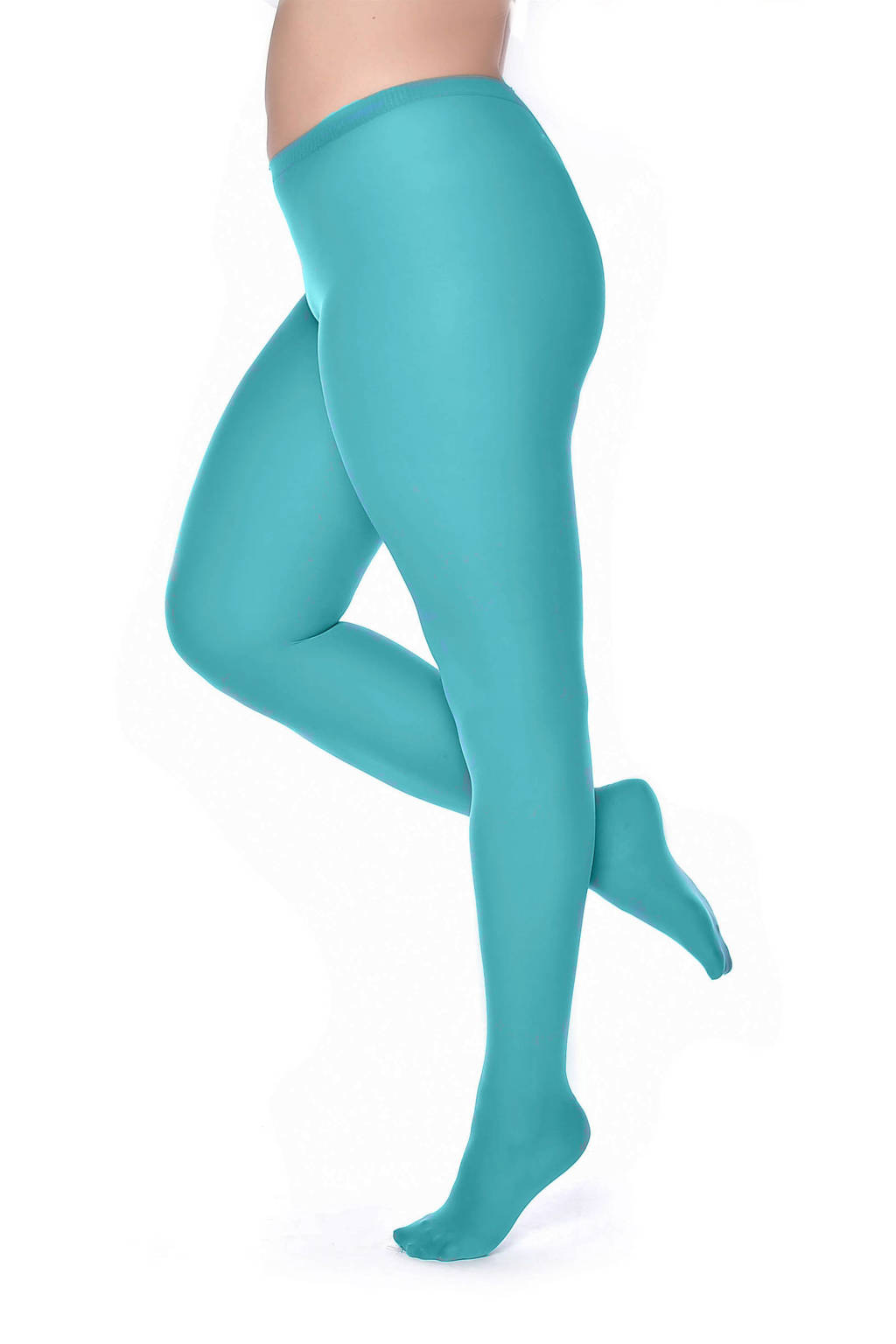 Pamela Mann Plus Size panty 50 denier cyaan