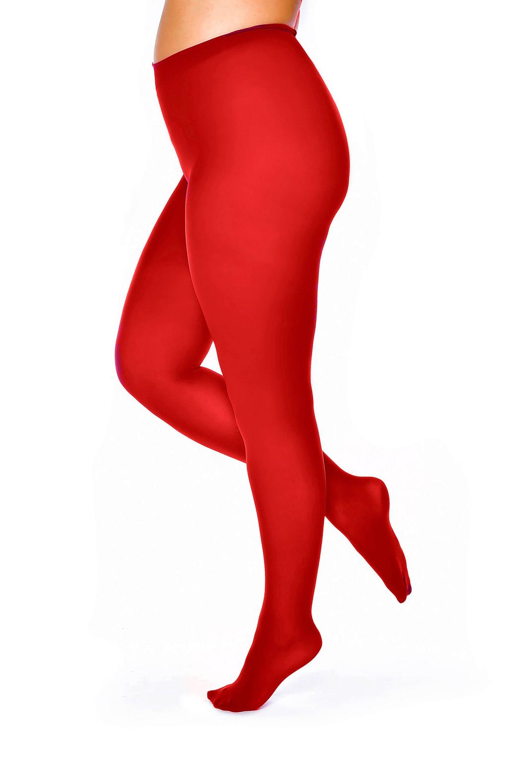 Pamela Mann Plus Size panty 50 denier rood