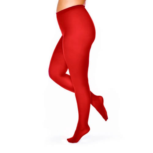 Pamela Mann Plus Size panty 50 denier rood afbeelding