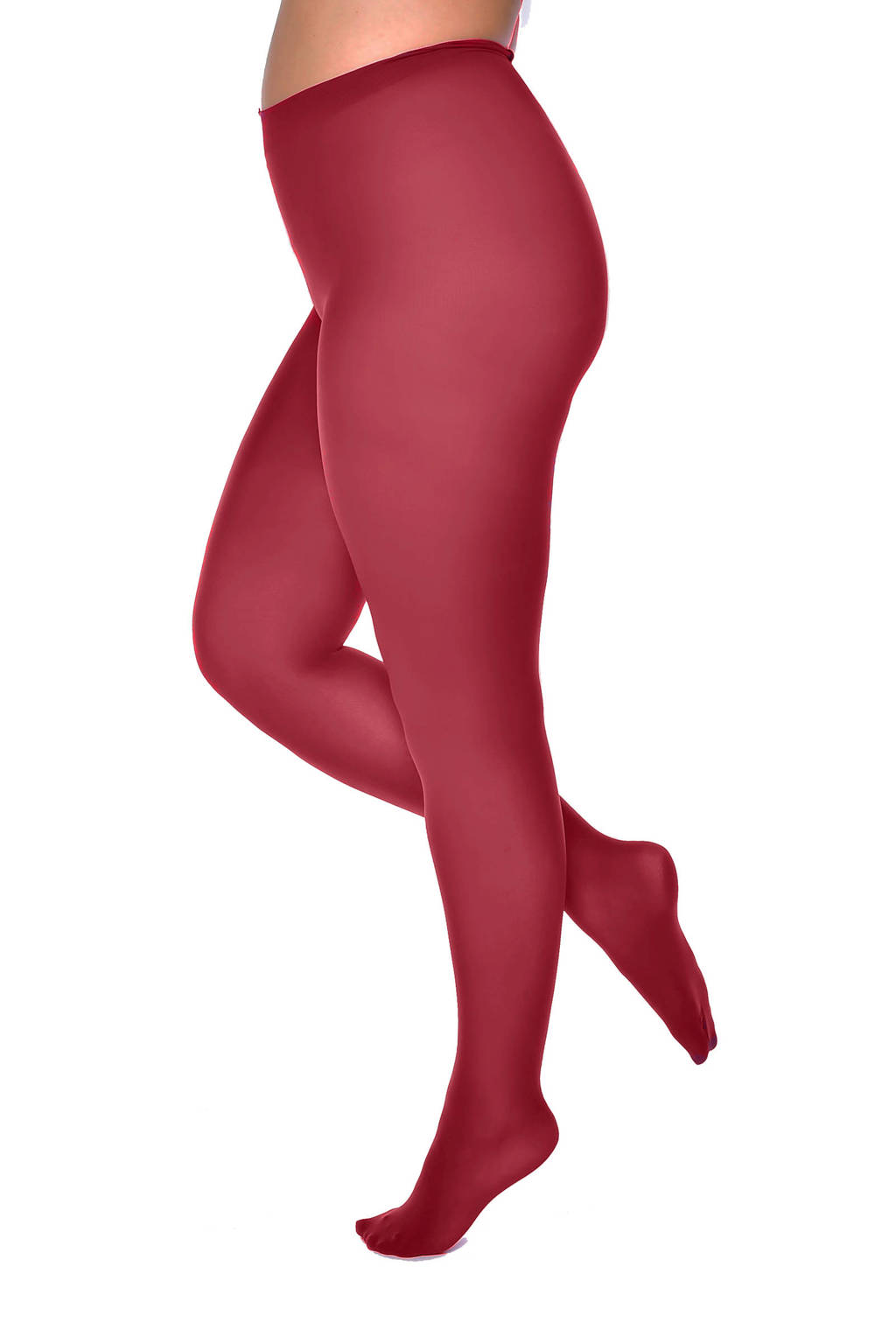 Pamela Mann Plus Size panty 90 denier rood
