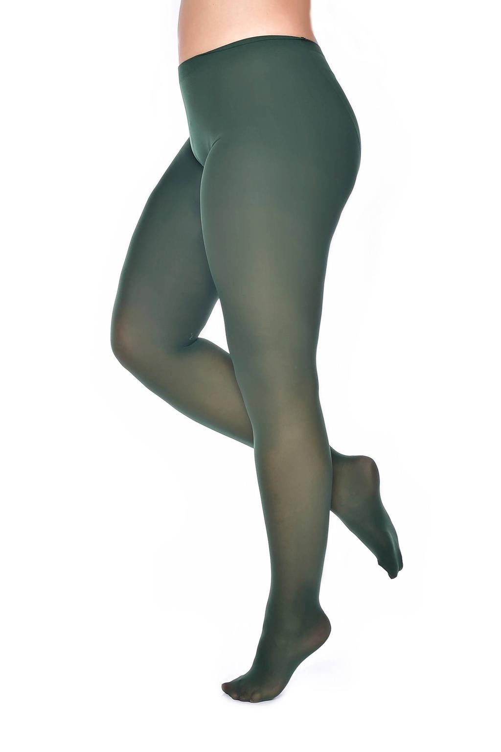 Pamela Mann Plus Size panty 50 denier groen