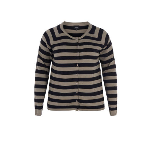 Zizzi Vest Met Strepen zizzi kopen in de aanbieding