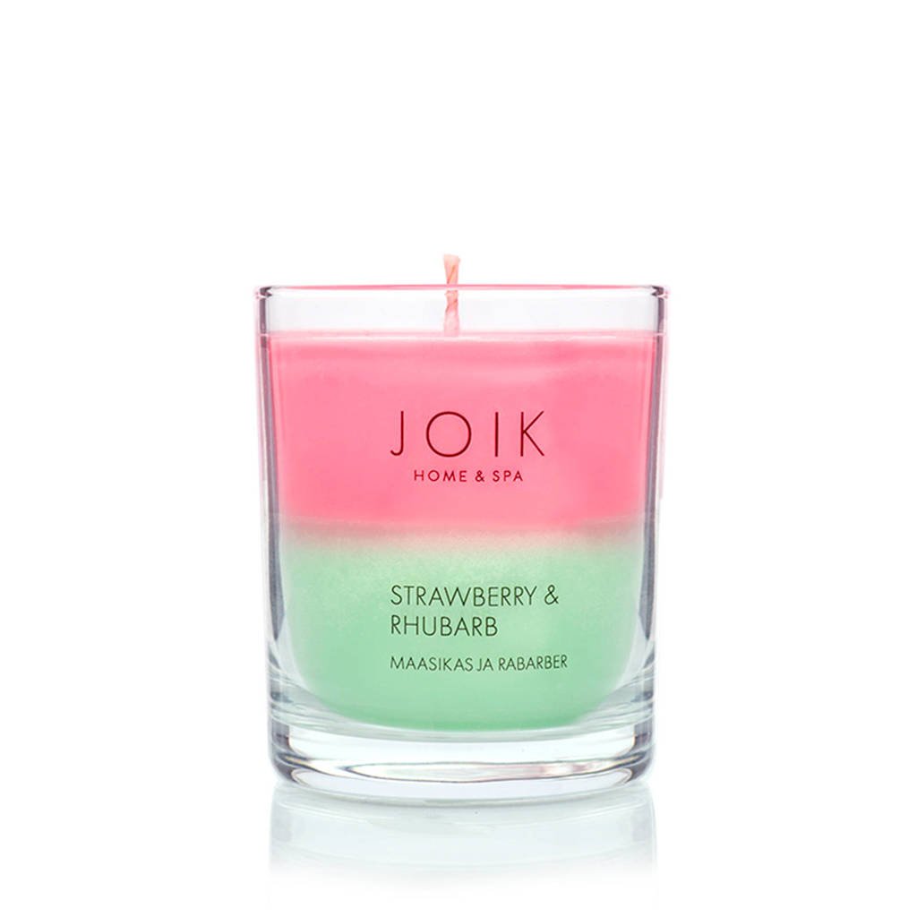 JOIK geurkaars Strawberry & rhubarb