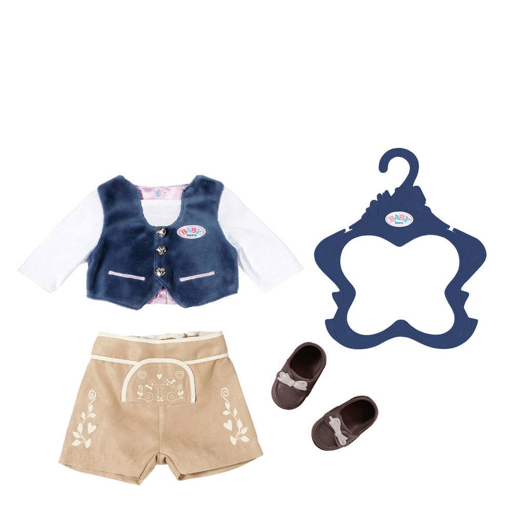 Verwonderlijk BABY born Baby Born traditionele jongens bergkleding | wehkamp IS-79