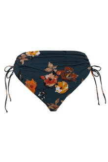 Mix & Match corrigerende bikinibroekje +size met bloemenprint blauw