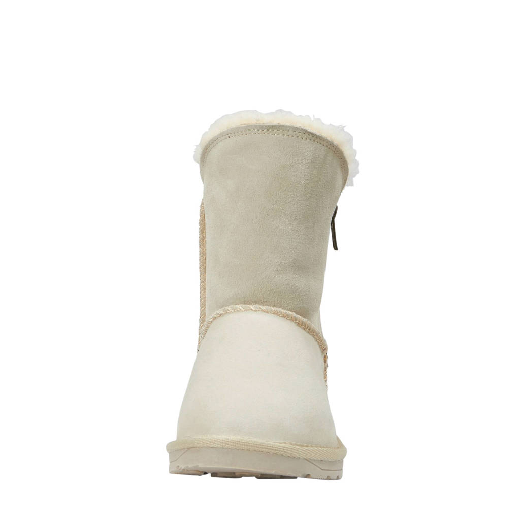 Beige Luna Zip Suède Esprit Enkellaarzen wXnvIxEB