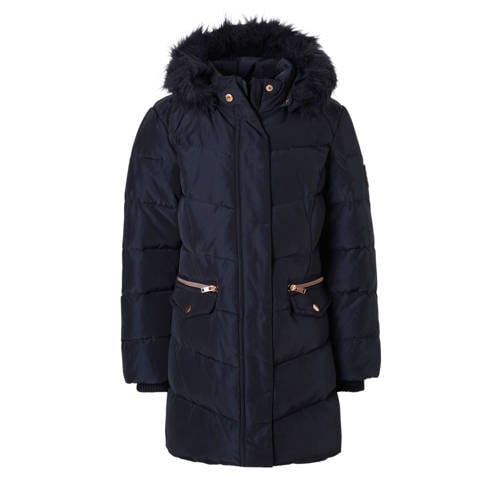 Name It Kids Winterjas Mela Donkerblauw name it kopen in de aanbieding