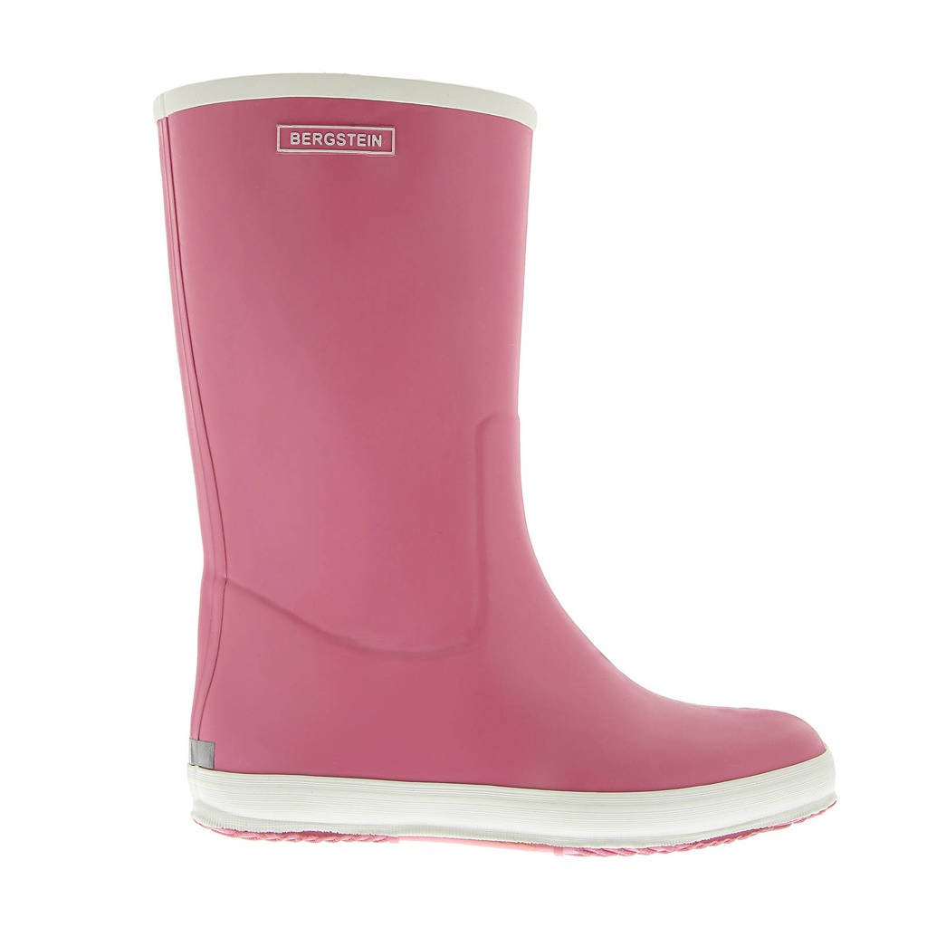 Bergstein regenlaarzen roze, Roze/wit
