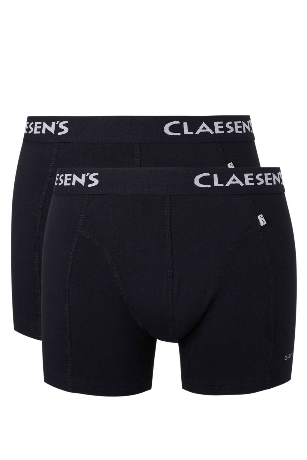 Claesen's boxershort (set van 2), Zwart/wit