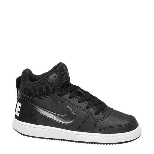 Nike Court Borough Mid Sneakers Zwart nike kopen in de aanbieding