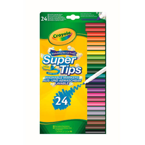 Crayola Viltstiften Met Superpunt 24 Stuks crayola kopen in de aanbieding