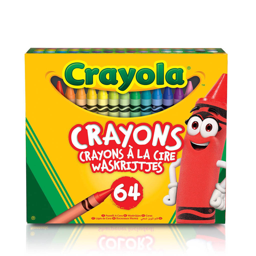 Crayola waskrijtjes 64 stuks