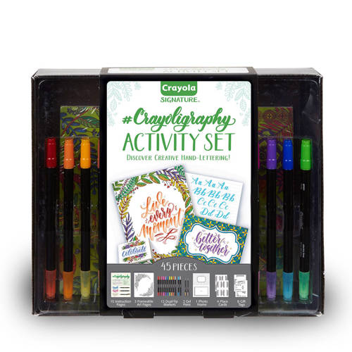Crayola Crayoligraphy Set 40 Stuks crayola kopen in de aanbieding