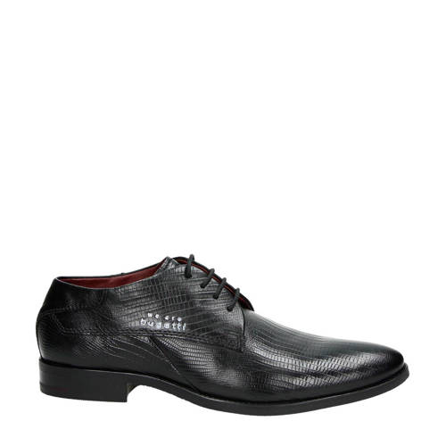 Bugatti Leren Veterschoenen Met Reptielprint bugatti kopen in de aanbieding Bugatti Leren Veterschoenen Met Reptielprint bugatti kopen in de aanbieding