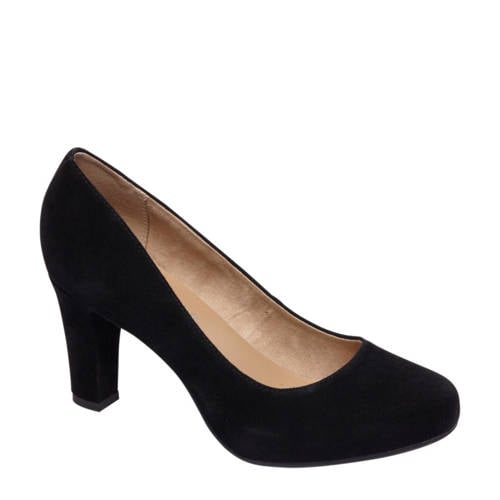 Vanharen 5Th Avenue Suede Pumps Zwart 5th avenue kopen in de aanbieding