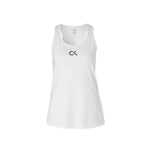 Calvin Klein Performance Sporttop Wit calvin klein kopen in de aanbieding