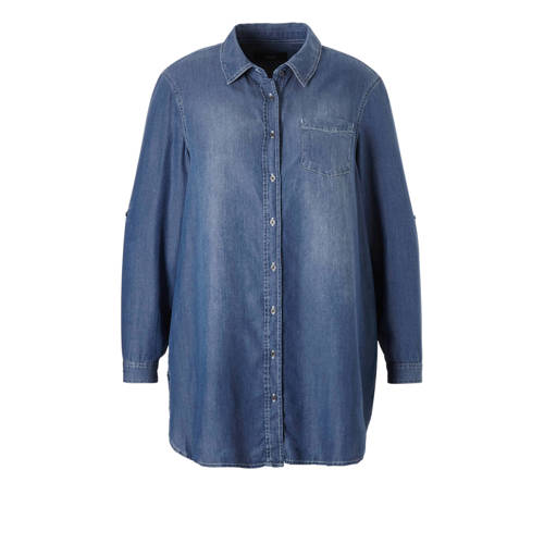 Zizzi Denim Blouse zizzi kopen in de aanbieding