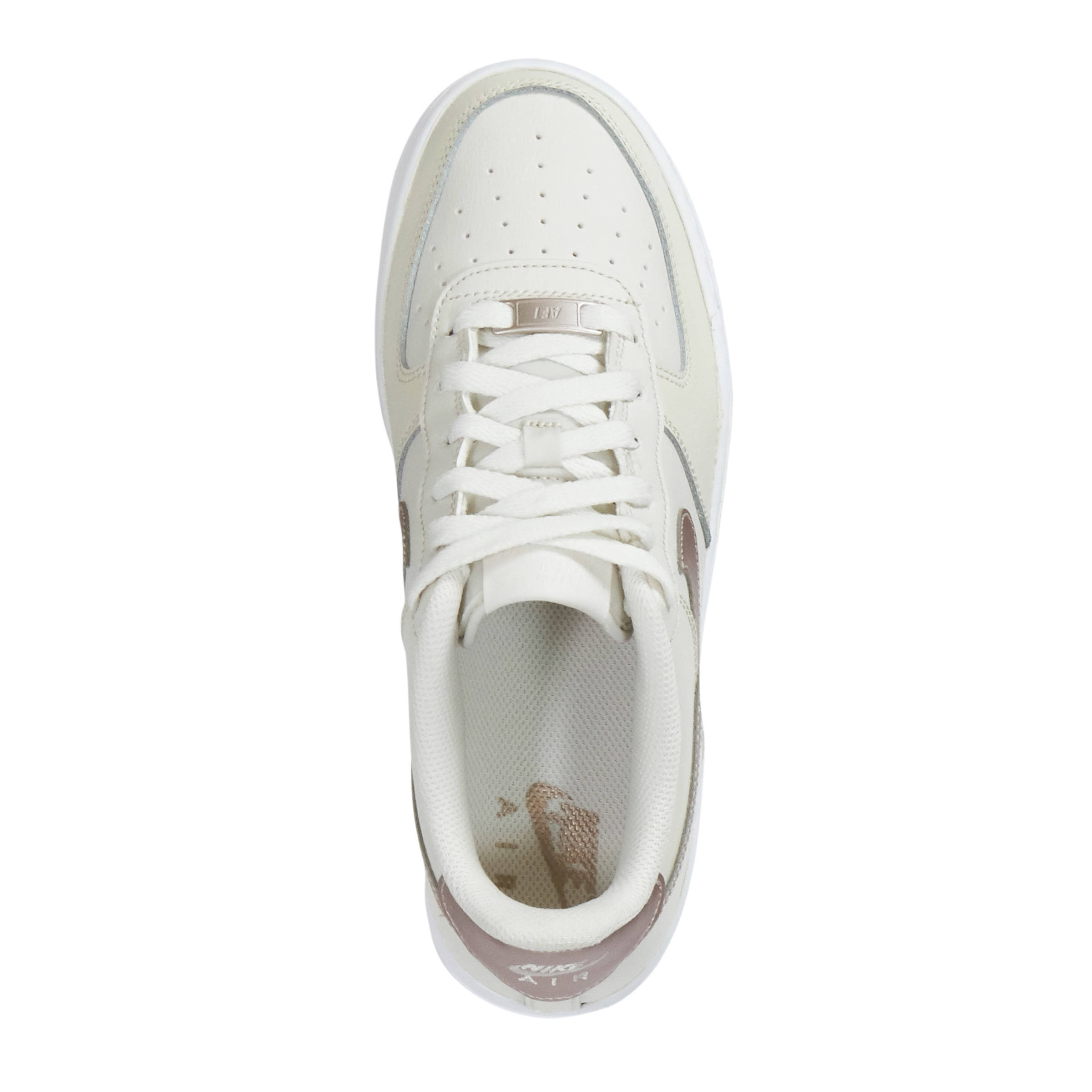 Nike Air Force 1 sneakers wit/zilver | wehkamp Nike Air Force 1 sneakers wit/zilver | wehkamp