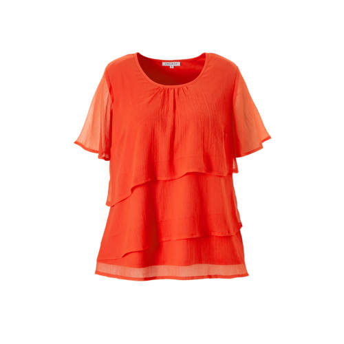 Zhenzi Top Met Volantdetails zhenzi kopen in de aanbieding