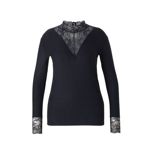 Only Carmakoma Top Met Kanten Col only carmakoma kopen in de aanbieding