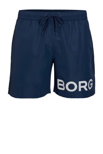 zwemshort met logo marine