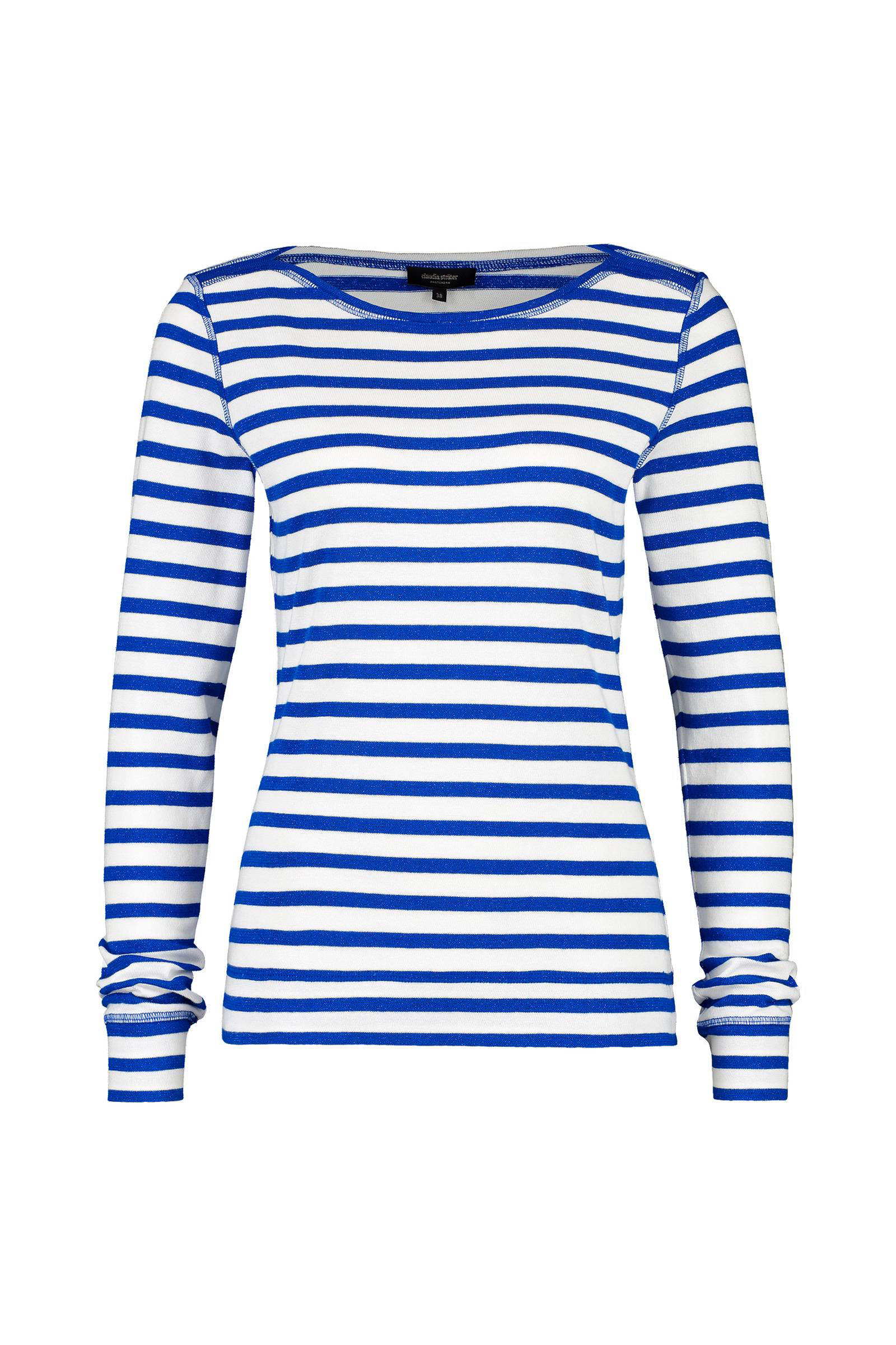 Claudia Sträter gestreepte sweater blauw | wehkamp Claudia Sträter gestreepte trui blauw | wehkamp