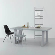 eetkamertafel Bronx ( 180cm) lichtgrijs