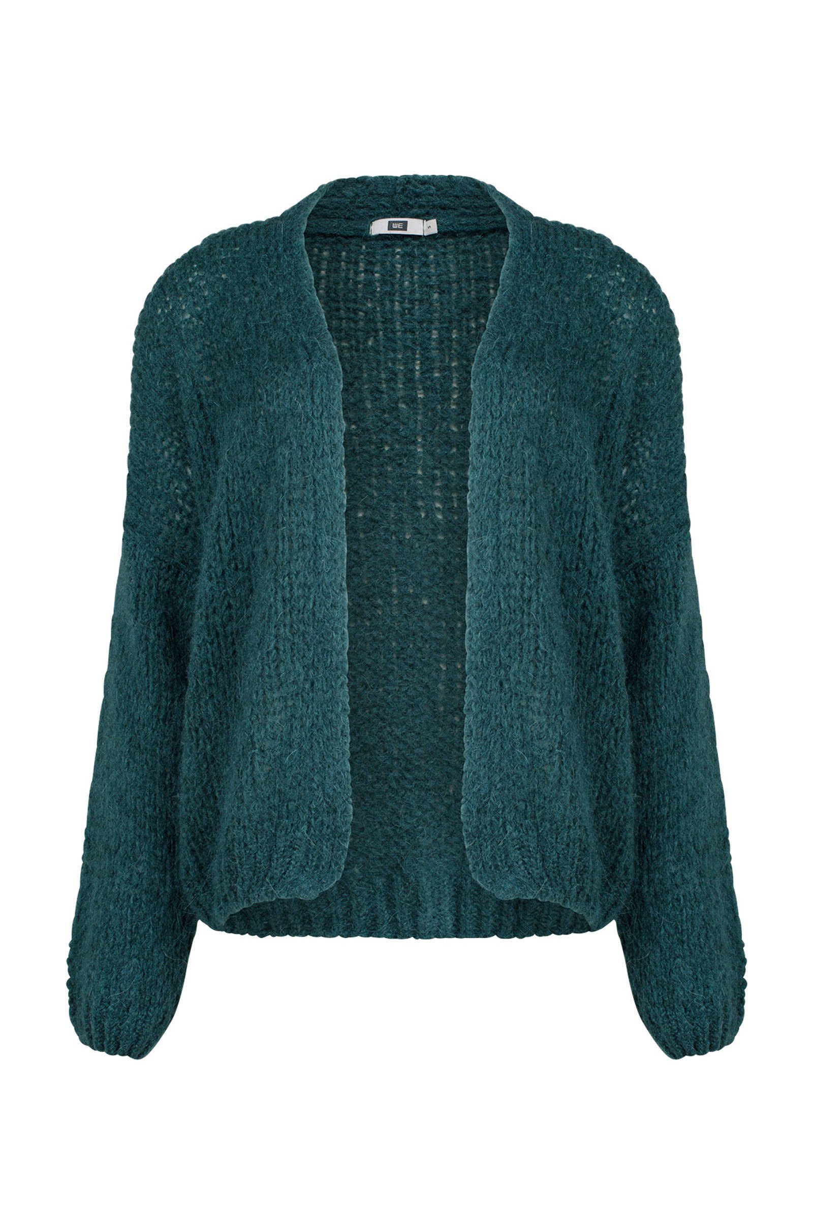 vest met wol petrol vest met wol petrol