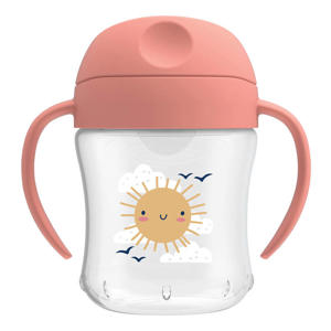 drinkbeker zachte tuit 180 ml roze