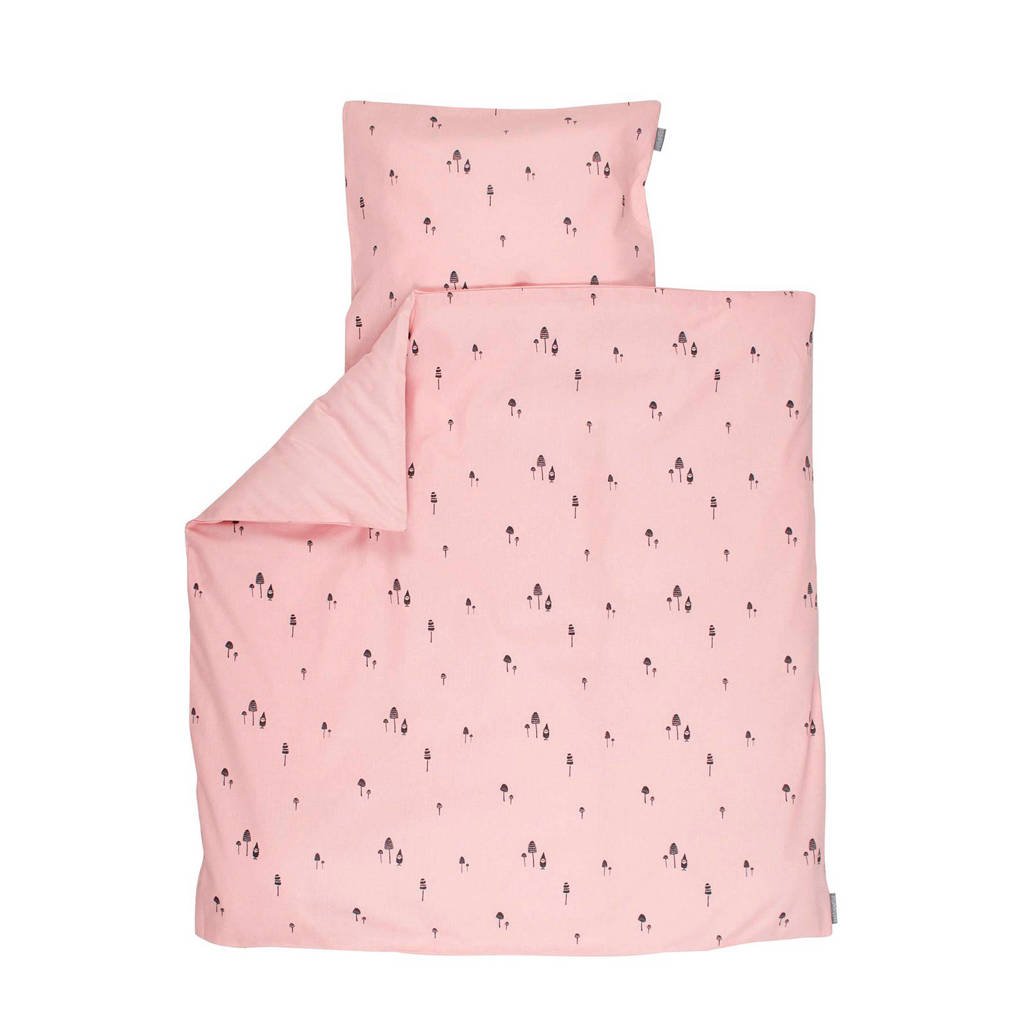 PlumPlum Pink gnome dekbedovertrek ledikant 100x140 cm