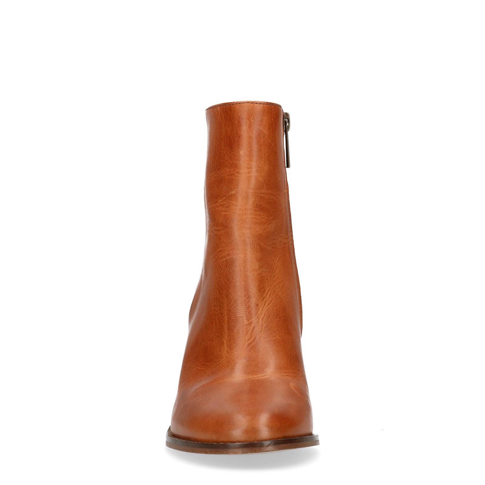 Manfield leren enkellaars cognac | wehkamp Manfield leren laarzen cognac | wehkamp